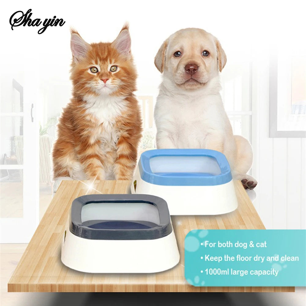 Home Outdoor Pet Floating Water Basin Water Bowl Car Mounted Bowl Splash Proof and Spill Proof Water Dispenser for Dogs Cats
