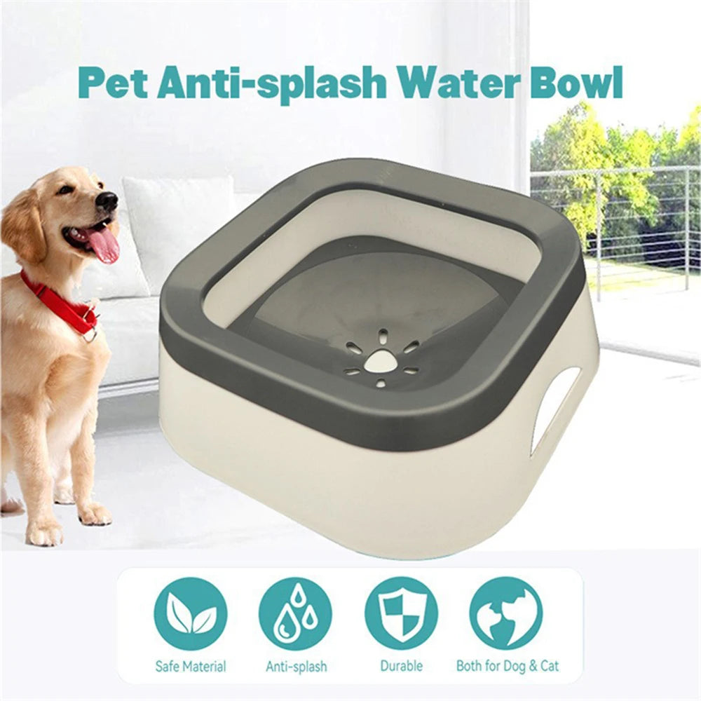 Home Outdoor Pet Floating Water Basin Water Bowl Car Mounted Bowl Splash Proof and Spill Proof Water Dispenser for Dogs Cats