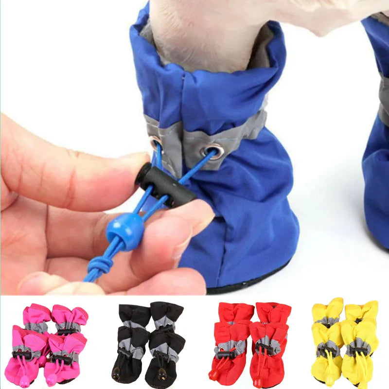 Botas impermeables para perros (pack de 4)