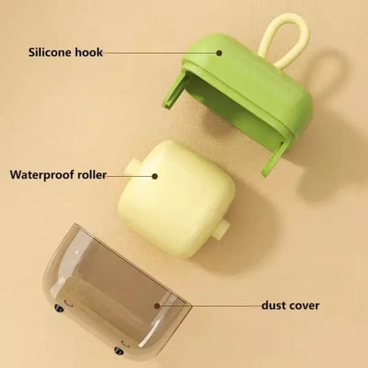 Rouleau anti-poils de poche lavable pour poils de chien et de chat