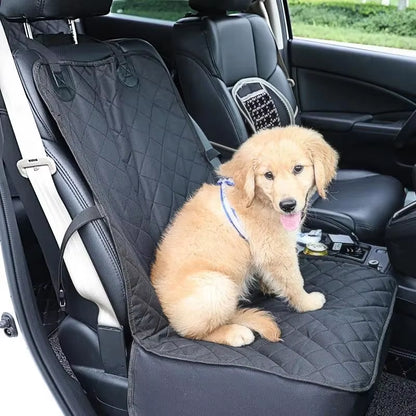 Bolsa asiento de coche para perros pequeños y gatos, impermeable y plegable, con correa de seguridad