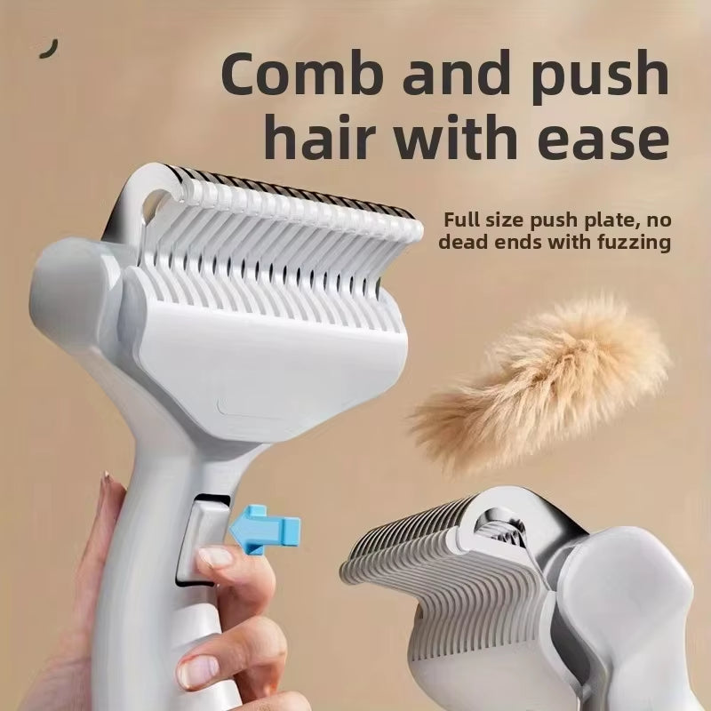 Stainless Steel Dog Hair Removal Brush Comb Pet Hair Remover Brush for Dogs Grooming Tools Pets Dematting Comb Dogs Accessories