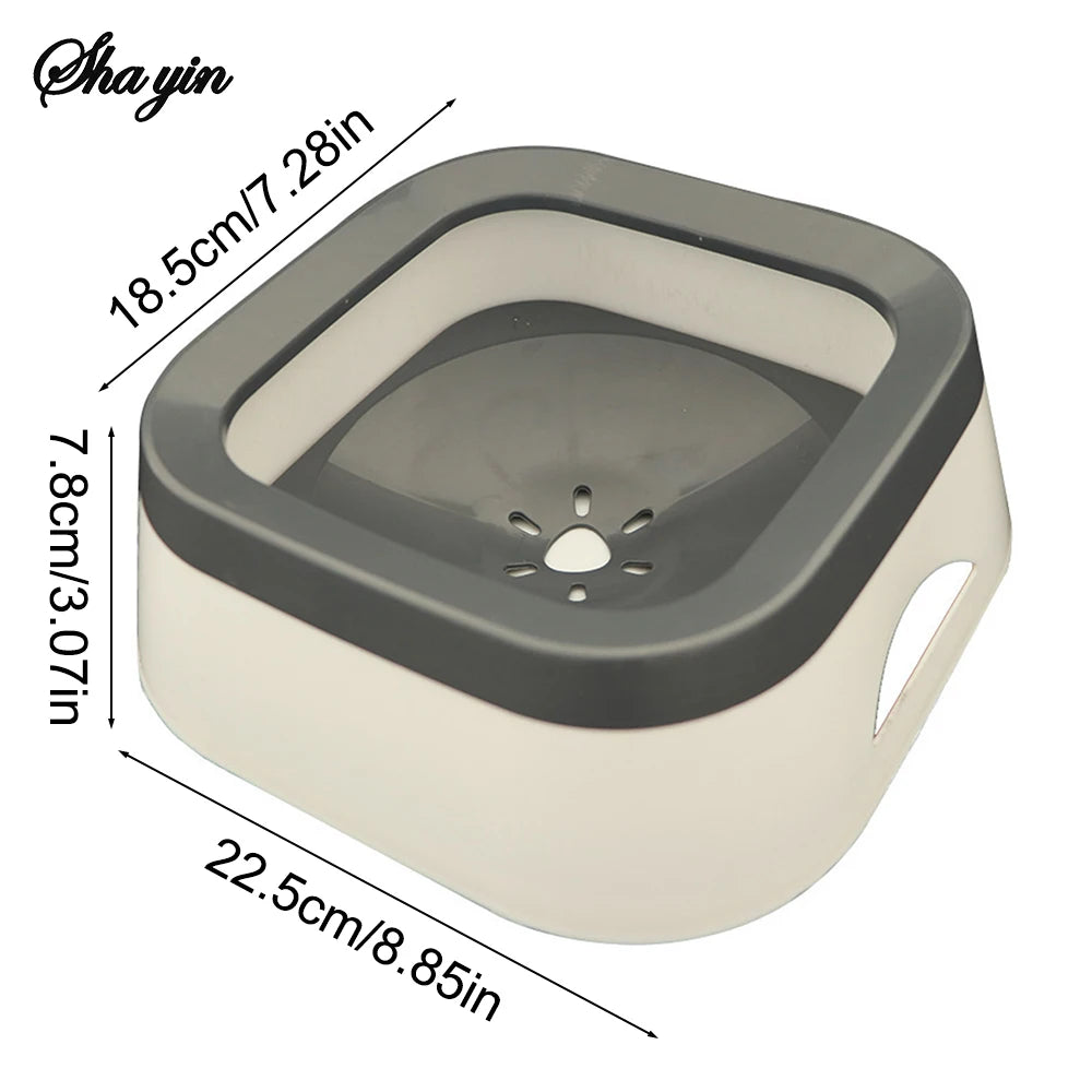 Home Outdoor Pet Floating Water Basin Water Bowl Car Mounted Bowl Splash Proof and Spill Proof Water Dispenser for Dogs Cats