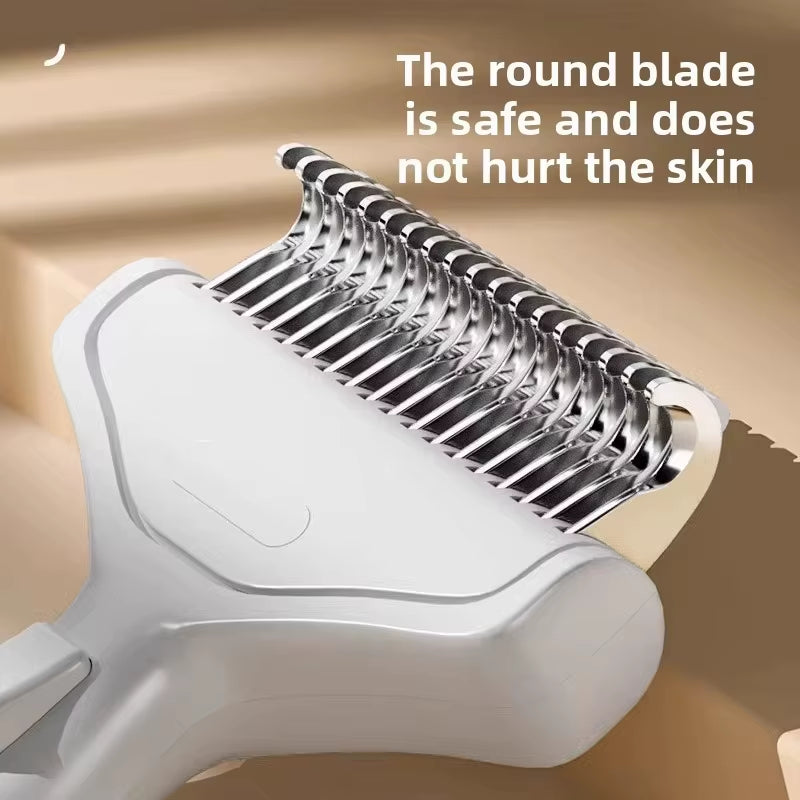 Stainless Steel Dog Hair Removal Brush Comb Pet Hair Remover Brush for Dogs Grooming Tools Pets Dematting Comb Dogs Accessories